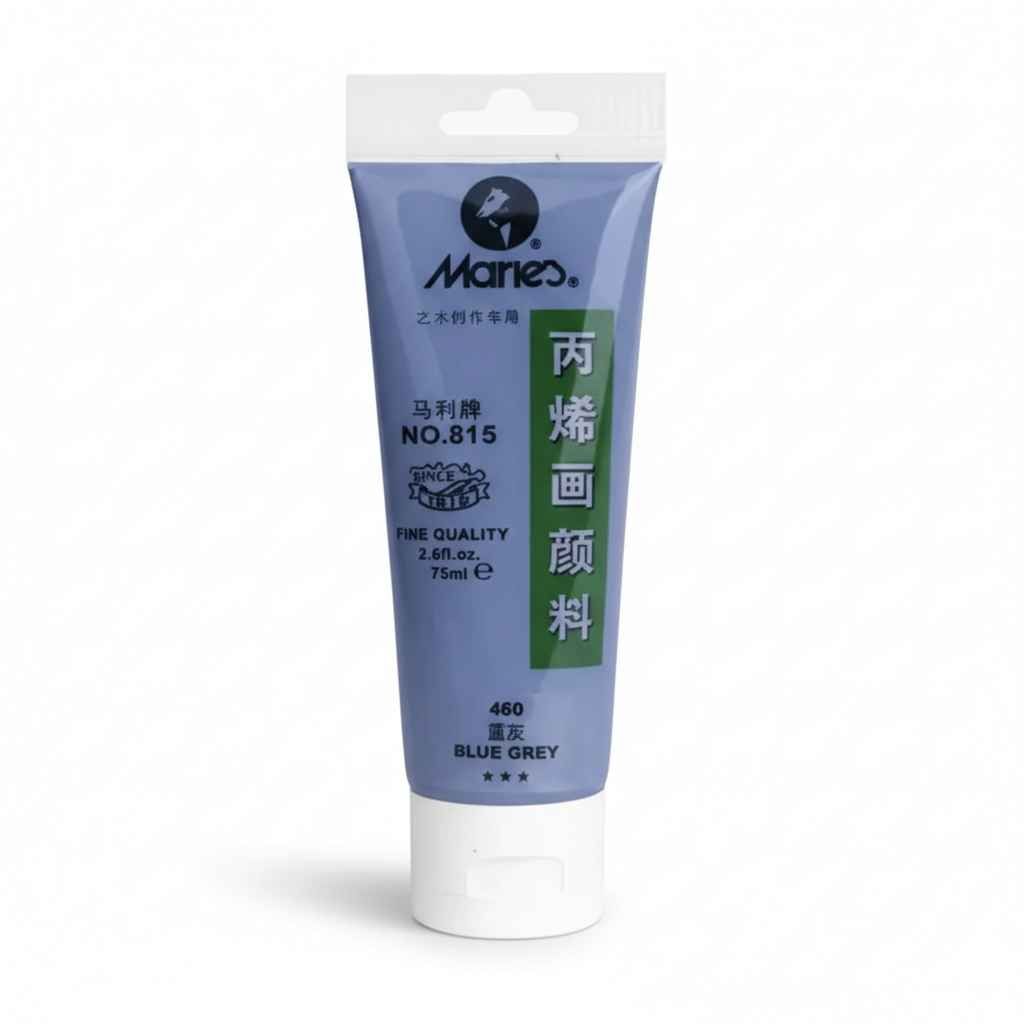 Marie's Acrylic Paint 75ml tube in Blue Grey 460 with white cap and green label