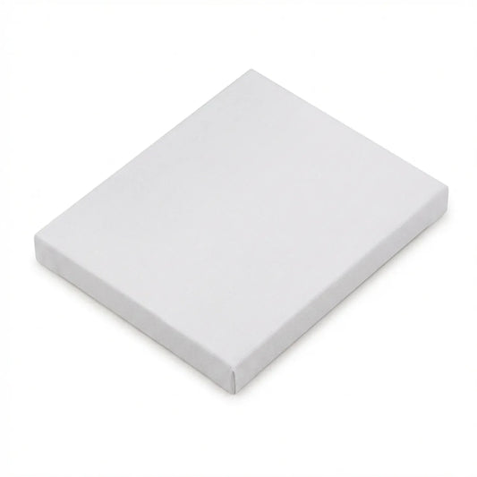 Canvas 12X12 - white blank canvas panel, square 12 inch size, ready to paint