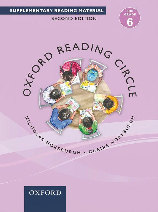 Oxford Reading Circle Grade 6 Second Edition book cover with illustration of six children reading together around a table