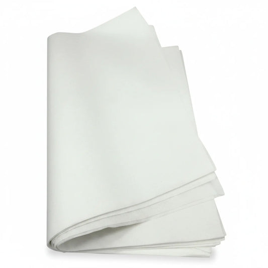 Stack of Sheet Butter Dry acid-free white paper sheets bundled together, showing smooth texture and professional packaging