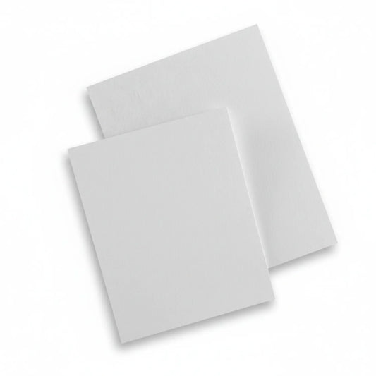 Sheet Scholar 2-pack premium white paper pads with 100 sheets each displayed on white background