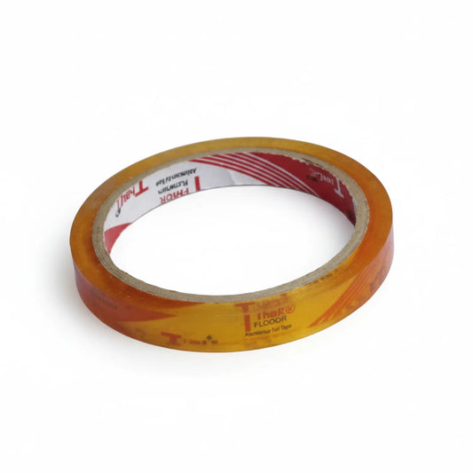 Roll of Scotch Eagle Floor Tape, 0.5 inch width, aluminum foil construction with red and white branded packaging visible on the tape roll